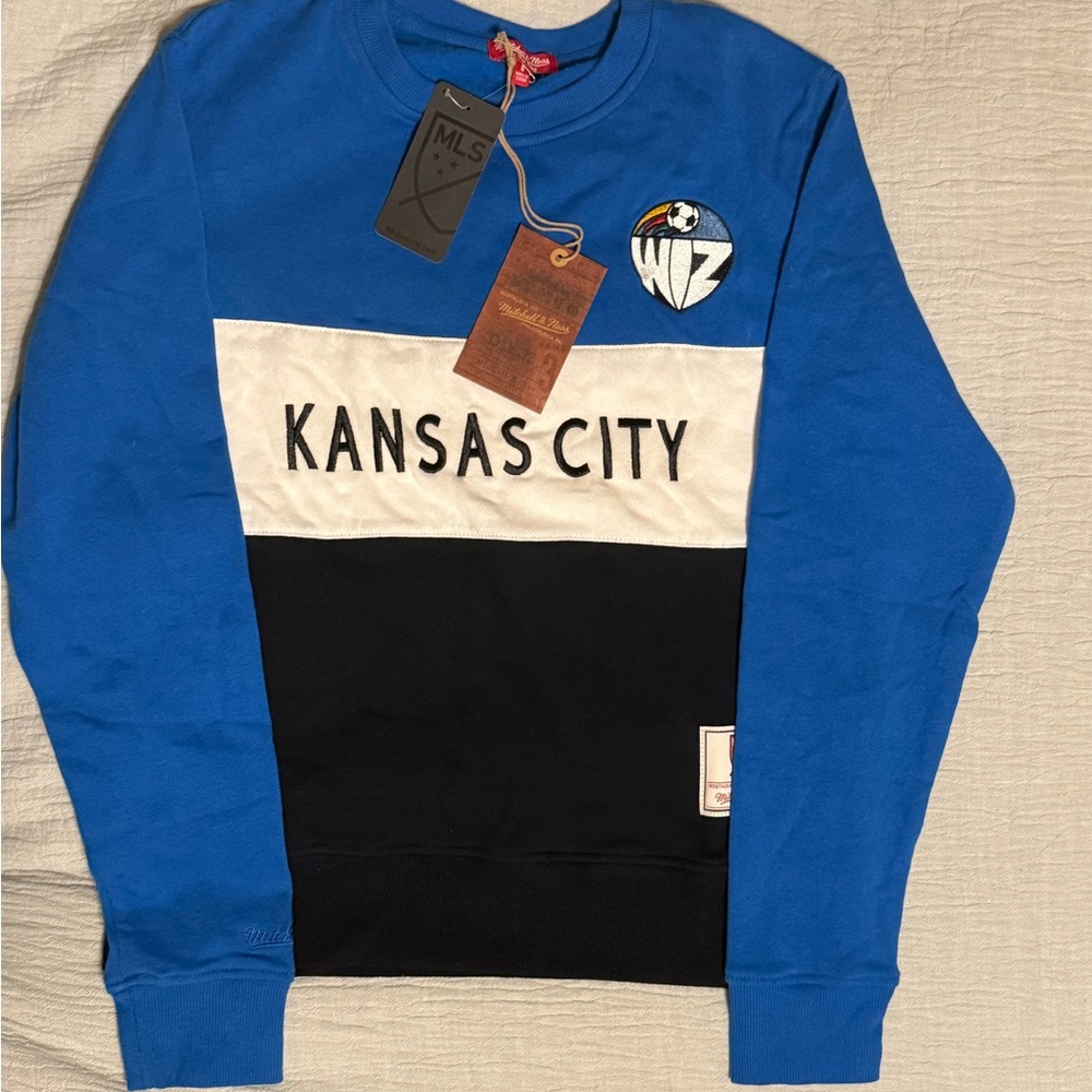 Kansas City Wiz Blue and Black Sweater